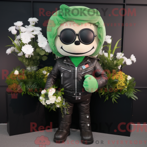 Mascot character of a Green...