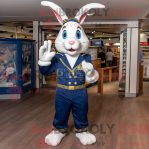 Maskotkarakter av en Navy...