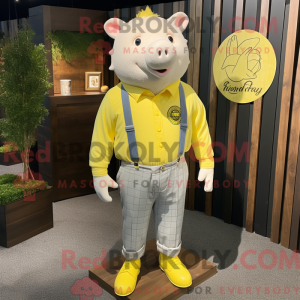 Mascottefiguur van een...