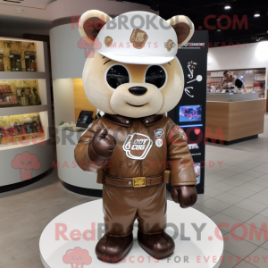 Mascottefiguur van een...