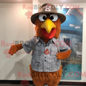 Mascottefiguur van een Rust...