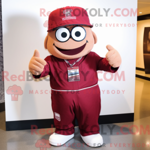 Personaggio mascotte Maroon...