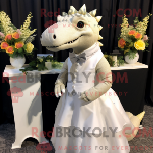Mascot character of a White...