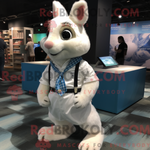 Mascot character of a White...
