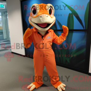 Mascottekarakter van een...