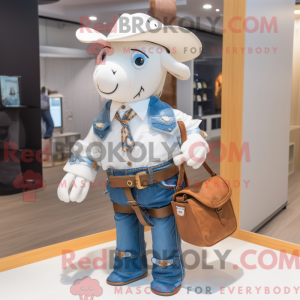 Mascot character of a White...