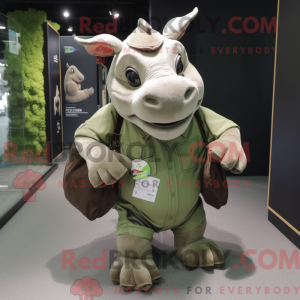 Mascot character of a Olive...