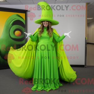 Mascot character of a Lime...