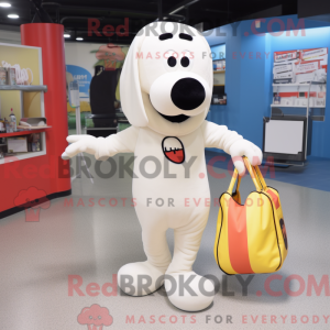 Mascot character of a White...