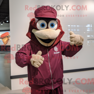 Mascottefiguur van een...