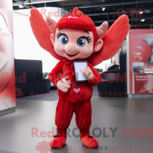 Personaje mascota de Cupido...
