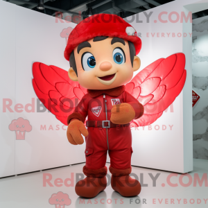 Mascot character of a Red...