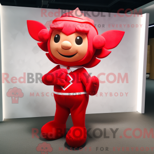 Mascot character of a Red...
