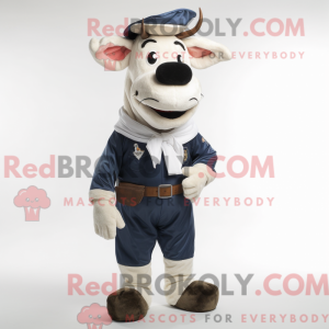 Mascot character of a Navy...