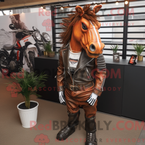Mascot character of a Rust...