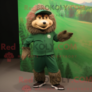 Mascot karakter van een...