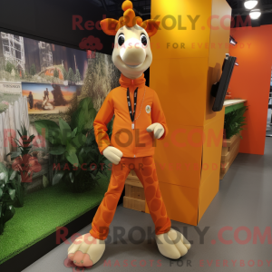 Mascottefiguur van een...