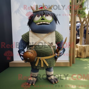 Maskot-karakter av en...