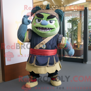 Maskot-karakter av en...