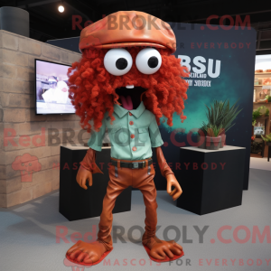 Personagem de máscara de...