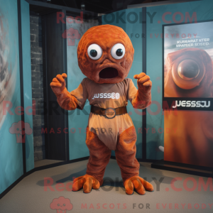 Personagem de máscara de...