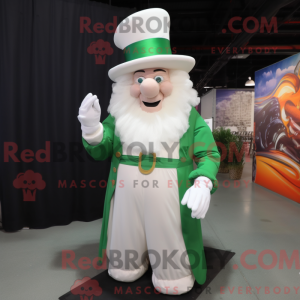 Mascot character of a White...