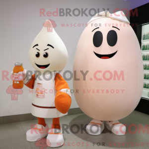 Mascottefiguur van een...