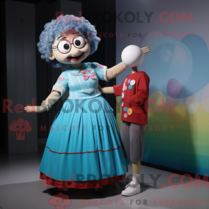 Mascottekarakter van een...