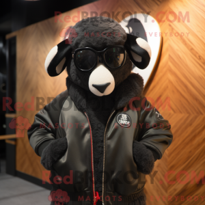 Mascot character of a Black...