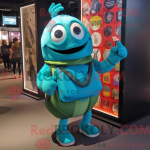Maskot karakter af en...