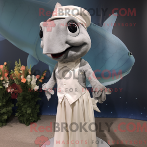 Mascot character of a Gray...