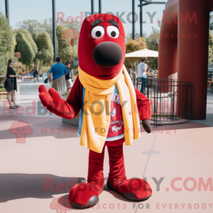 Mascot karakter van een...