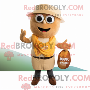 Mascottekarakter van een...