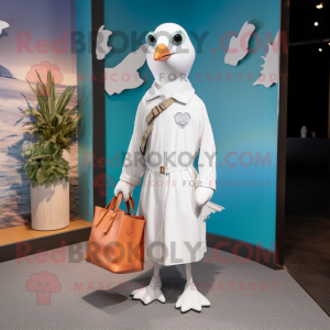 White Gull maskot kostume...