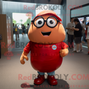 Mascot character of a Red...