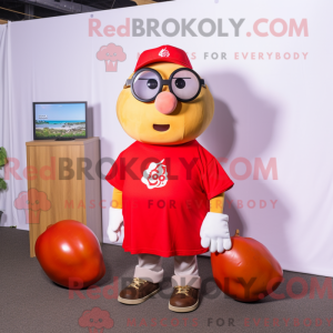 Mascot character of a Red...