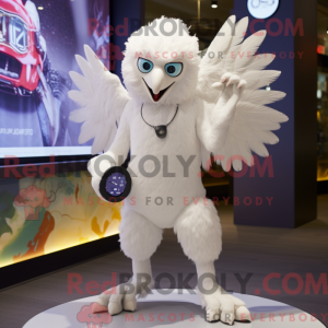 Mascot character of a White...