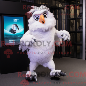 Mascot character of a White...