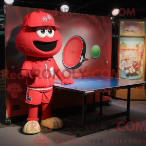 Mascot character of a Red...