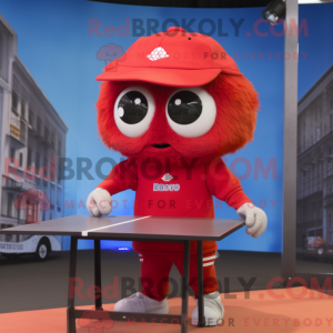 Mascot character of a Red...