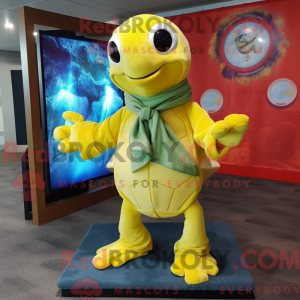 Mascot character of a Lemon...