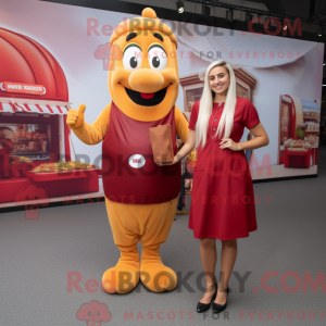 Mascot karakter van een...