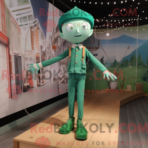 Mascottekarakter van een...