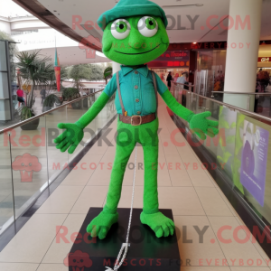 Mascot character of a Green...