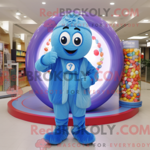 Postava maskota Blue Candy...