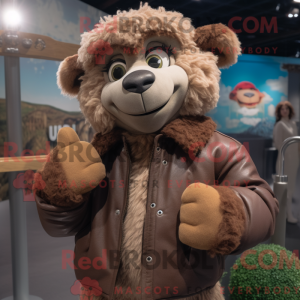 Mascottekarakter van een...