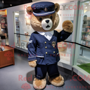 Personaje mascota de un oso...