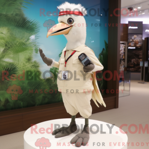 Mascot character of a Cream...