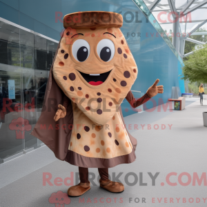 Mascot character of a Brown...