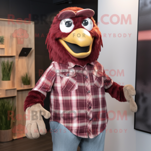 Maroon Crow mascotte...